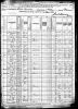 1880 Census for Ashley County, Arkansas, Carter Township, Sheet 27 [stamped 106C]